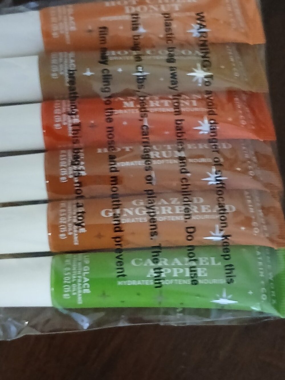 HomeWorx by Slatkin & Co. 6 Days of Scent Lip Gloss Collection